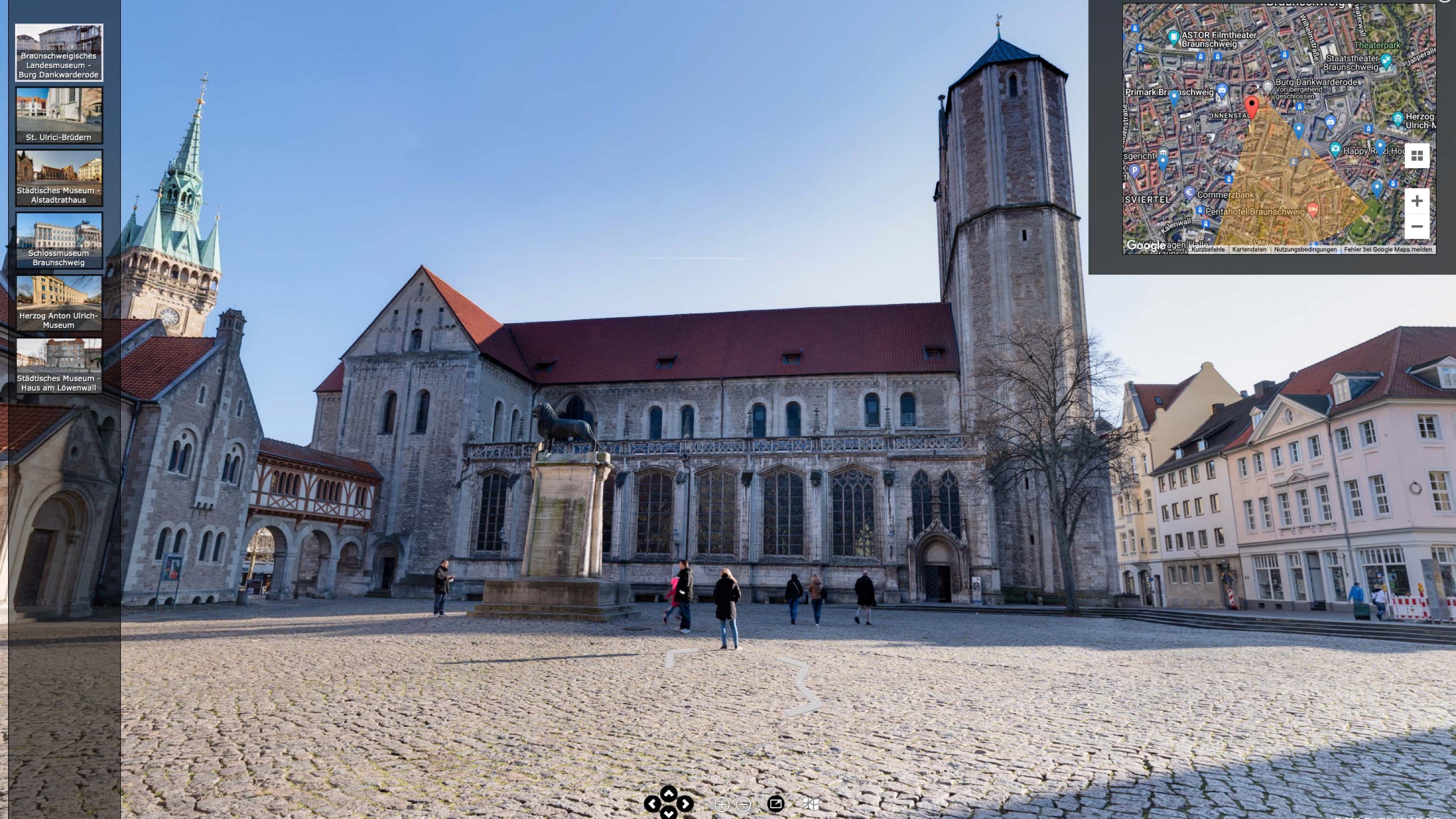 Virtuelle Stadtrundführung von Braunschweig