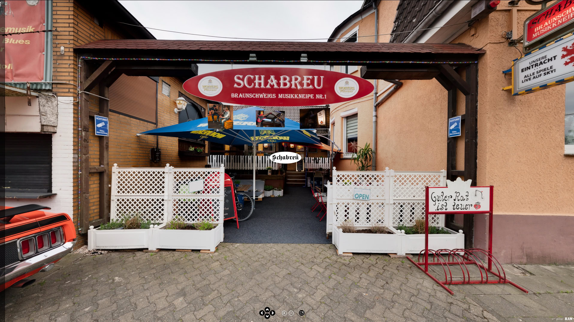 Virtuelle Tour durch die Musikkneipe Nr. 1 in Brauschweig - Dem Schabreu